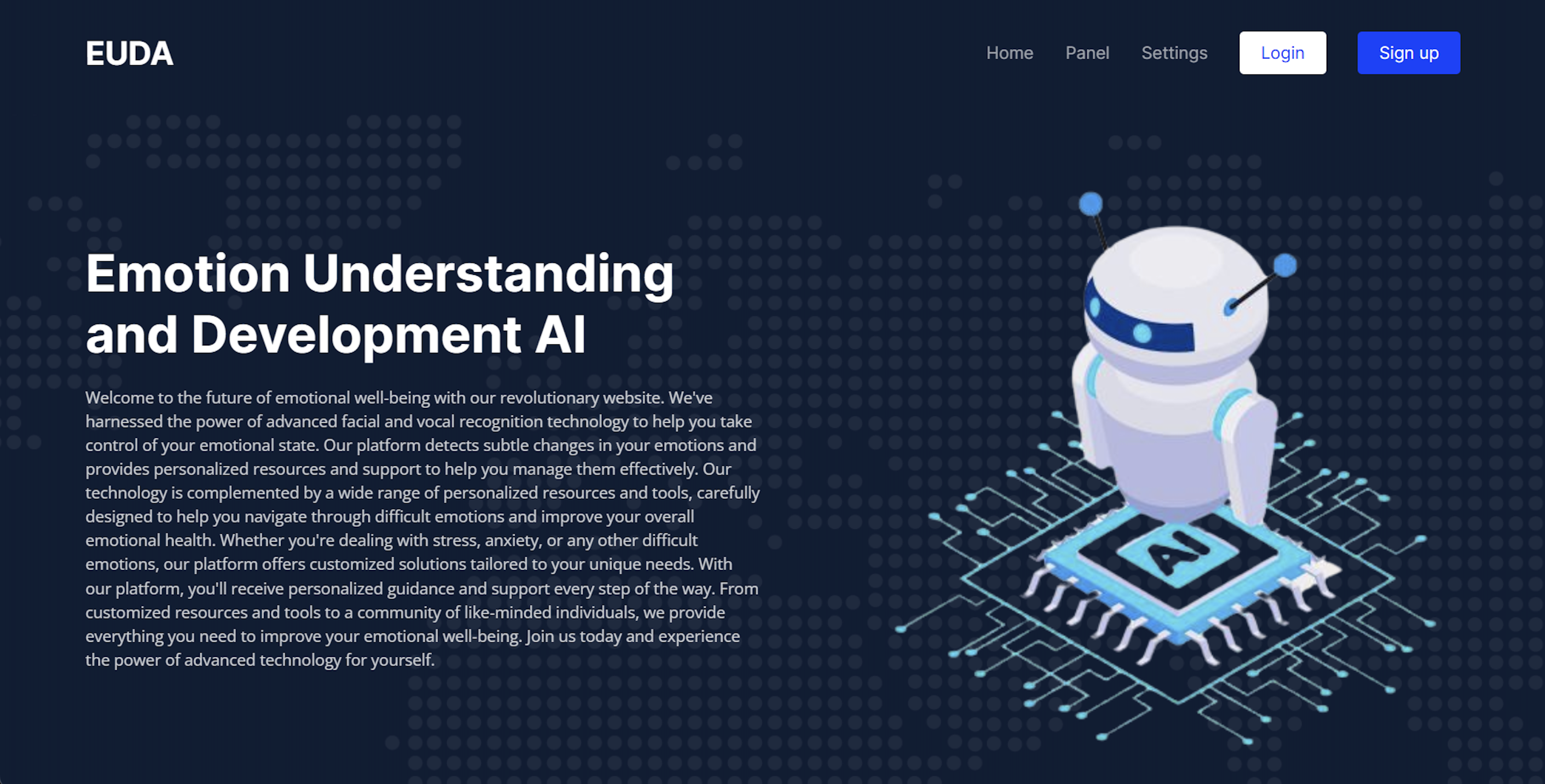 EUDA (Emotion Understanding and Development AI)